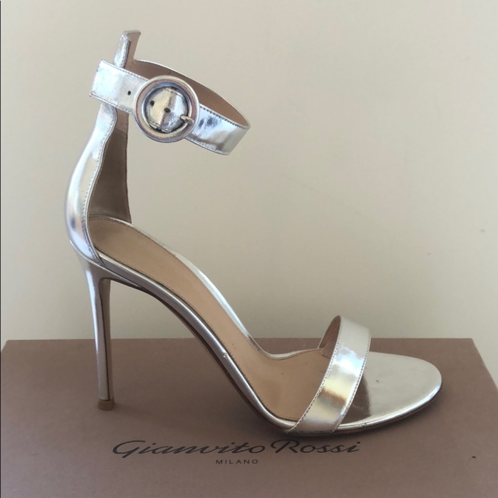 Silver Portofino Gianvito Rossi Sanadls